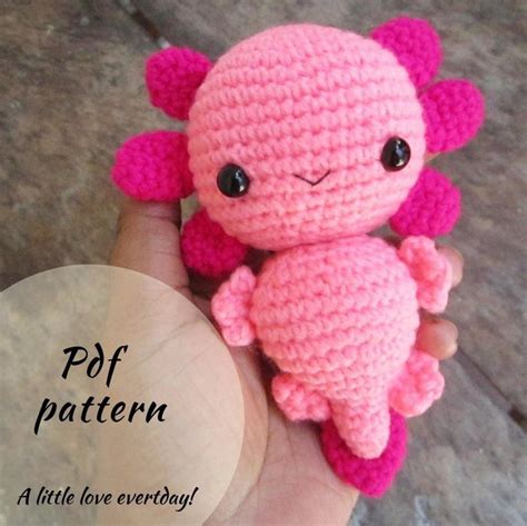 Amigurumi Axolotl Pattern Crochet Pattern Amigurumi Pattern Axolotl