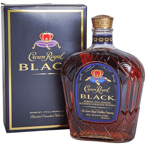 Crown Royal Black Canadian Whiskey 750 Ml Applejack
