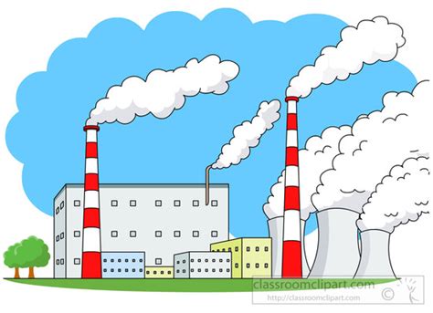 Electric Power Plant Clipart