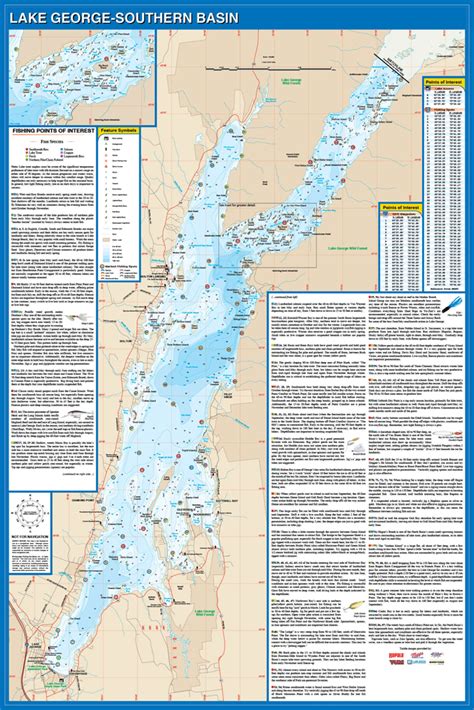 Map Of New York Lake George United States Map
