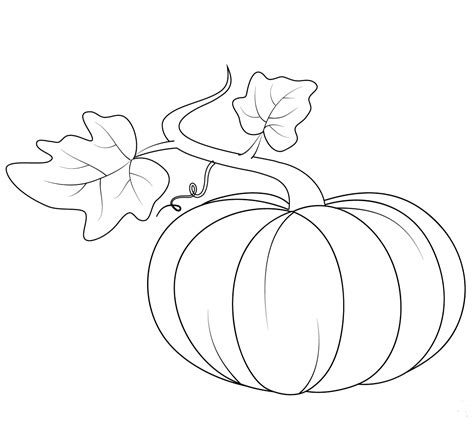 30 Free Printable Pumpkin Coloring Pages