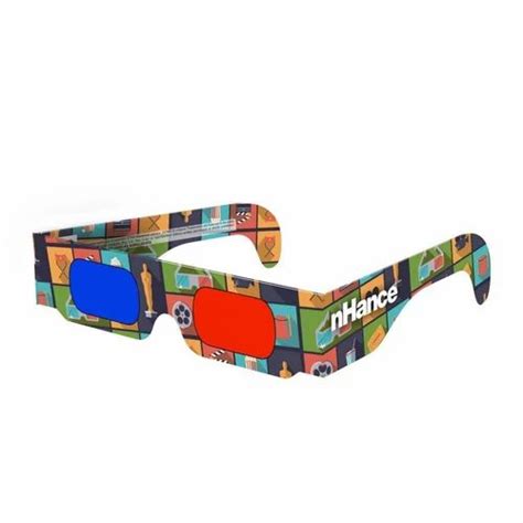 domo multi color frame paper 3d glasses model nhance rb1b at rs 189 pack of 4 in mumbai