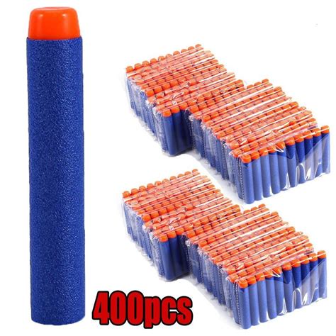 400pcsset For Nerf Soft Bullets Darts Round Head Refill Sponge Darts