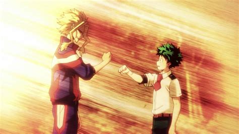 My Hero Academia Revela La Conexión Entre All Might Y Deku