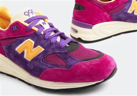 New Balance 990v2 Made In Usa Surfaces In “pinkpurple” Sneakers Cartel