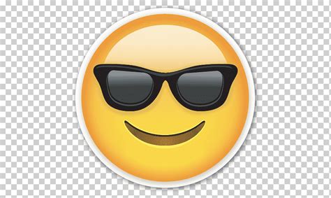 Emoji Emoticon Sticker Smiley Smiling Face With Sunglasses Cool Emoji