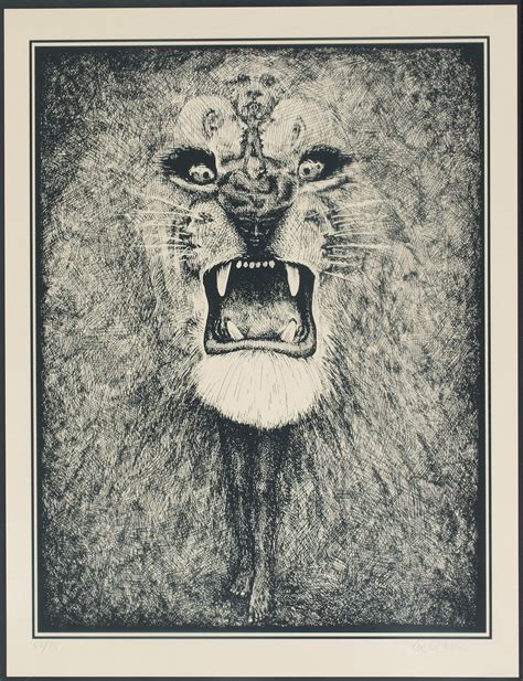 Santana Lion Art Print Music Poster Lion Art Art Vintage Concert