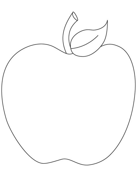 Template Apple Shape Cut Out Clip Art Library