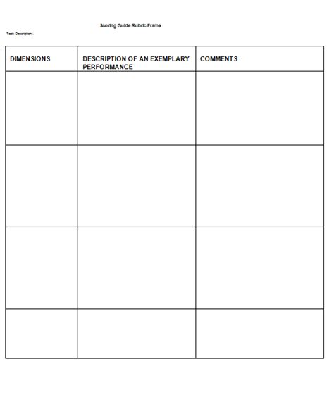 Excel hiring rubric template : 15+ Rubric Template Functionality for Teachers | Template ...