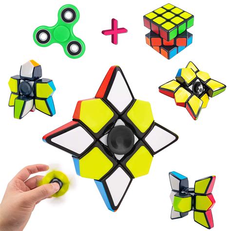 Fidget Toy Set Includes Infinity Cube Speed Magic Cube Fidget Pad
