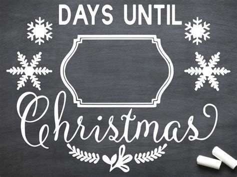 Chalkboard Vinyl Project A Christmas Countdown Calendar