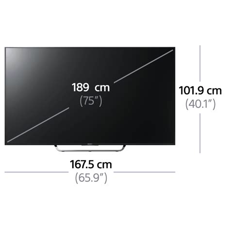 What distinguishes the best tv with 75 inches? 75" X8500C 4K Ultra HD LCD LED Smart 3D TV