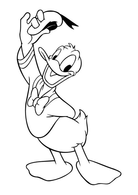 Planse De Colorat Cu Donald Duck De Colorat P56