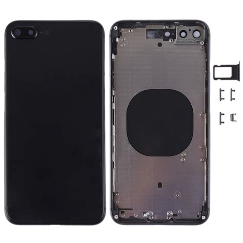 Plus Back Housing Cover For Iphone 8 Black