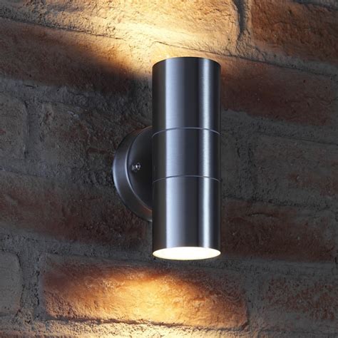 Auraglow Stainless Steel Indoor Outdoor Double Up And Down Wall Light