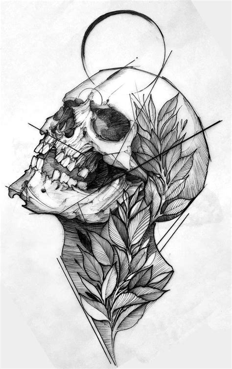 Skull Drawing Sketches Skulls Drawing Dark Art Drawings Tattoo
