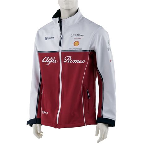 Sale Alfa Romeo Racing F1 Team Mens Softshell Jacket Coat Formula One