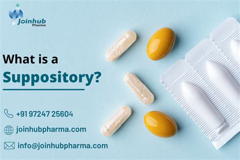 What Is A Suppository And How It Works Joinhub Pharma