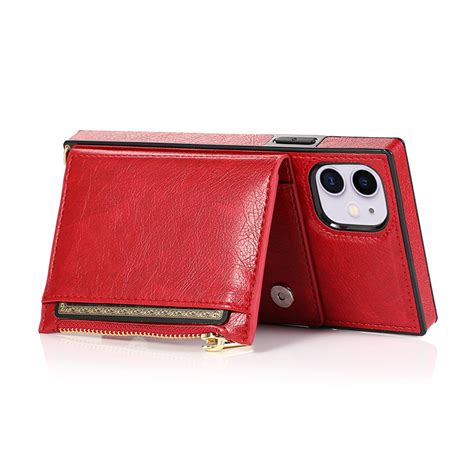 The iphone 12 case with credit card holder features a card pocket that holds up to four cards for all your daily needs. iPhone 12 Case - Premium Wallet Case with Credit Card Holder Crossbody Strap Shockproof Leather ...