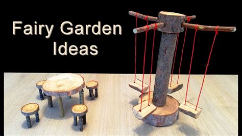 How To Make Beautiful Fairy Garden Accessories Very Easy Diy Youtube