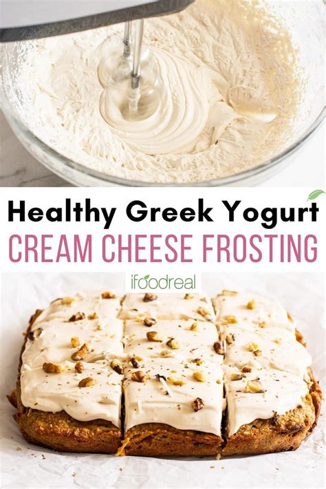 Thick And Creamy Cream Cheese Frosting That Is Healthy And Made With Greek Yogurt Healthy
