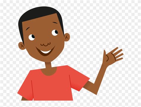 Country Clipart African Child Kid Waving Hello Clipart Png Download