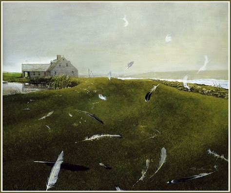 Andrew Wyeth Airborne 1996 Tempera On Panel Andrew Wyeth Landscape