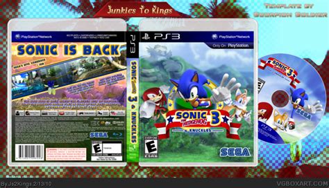 Sonic 3 And Knuckles Playstation 3 Box Art Cover By Js2kings