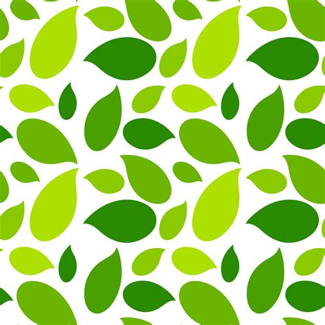 Green Leaf Seamless Pattern 418389 Vector Art At Vecteezy