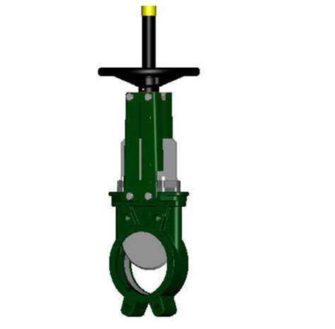 Unidirectional Wafer Type Cast Iron Knife Gate Valve For Pn10 Flanges Avs