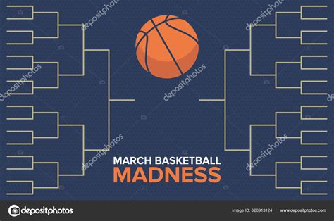 March Madness Basketball Vector Logo Background National Student