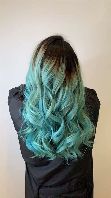 Turquoise Hair Color Video Turquoise Hair Color Turquoise Hair