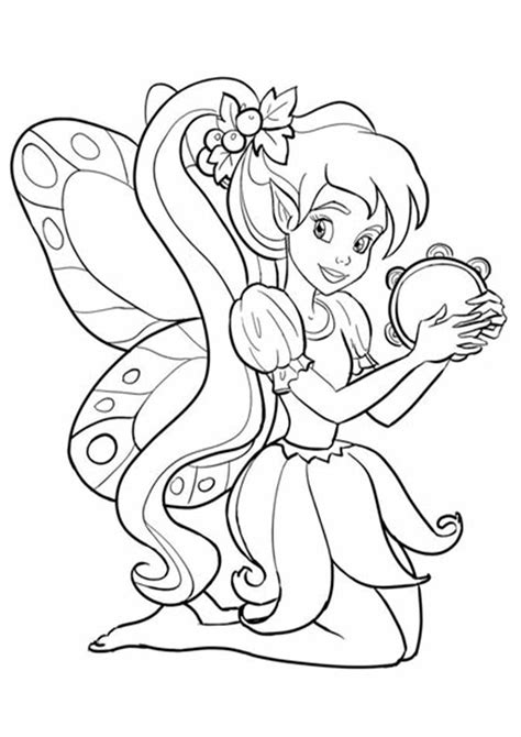 Free And Easy To Print Fairy Coloring Pages Tulamama