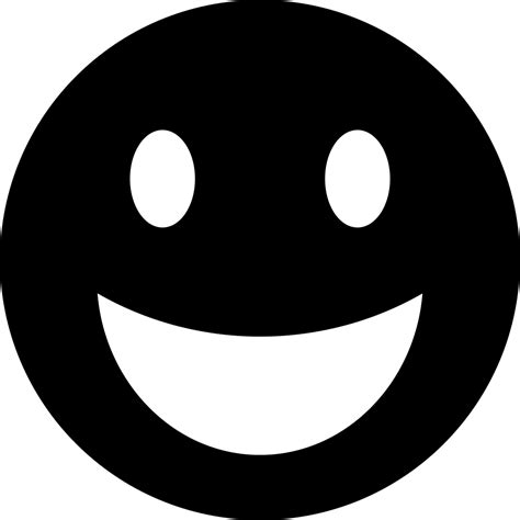 Happy Emoji Svg Free Stroke By Smarticons Happy Face Symbol