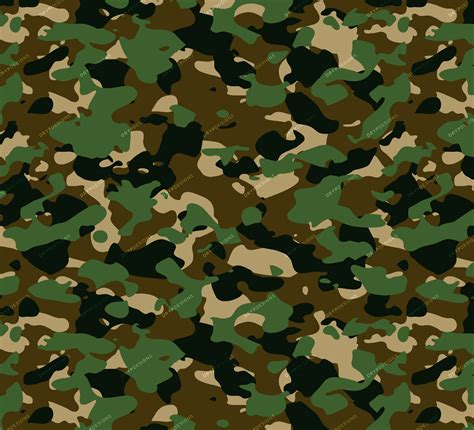 Military Green Camo Seamless Pattern — Drypdesigns