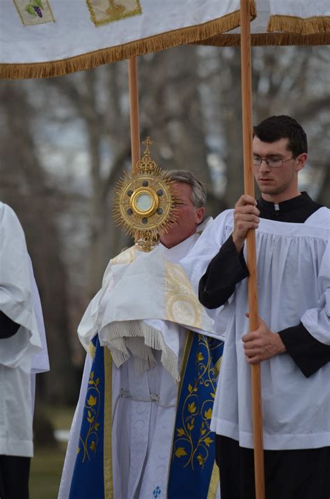 New Liturgical Movement Eucharistic Procession At Wyoming Catholic