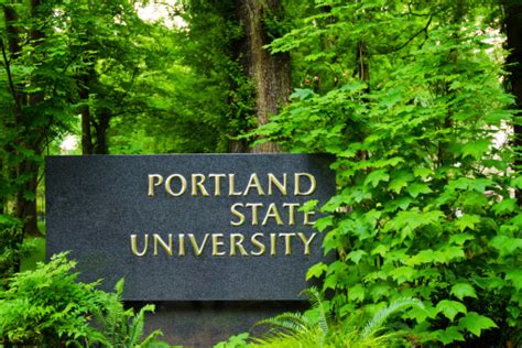 Entrance To Portland State University Stock Photo Download Image Now