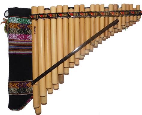 Buy Pan Flute Zampona Chromatic 44 Pipes Professional Instrument From