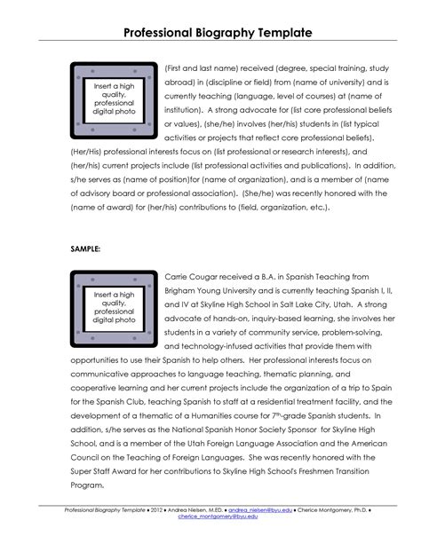 Die altenpflege ist deutschlands größte messe für die pflegewirtschaft. thebrownfaminaz: biography template for work