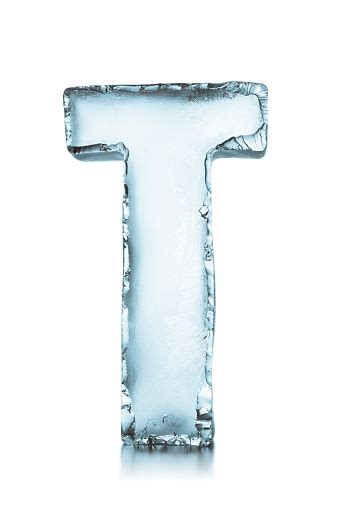 Select a letter t image to download for free. Letter T Frozen Ice Block Alphabet Stock Photo - Download Image Now ...