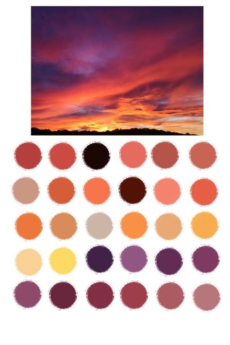 12 Sunset Color Palette Ideas For Procreate Color Amazing Designs