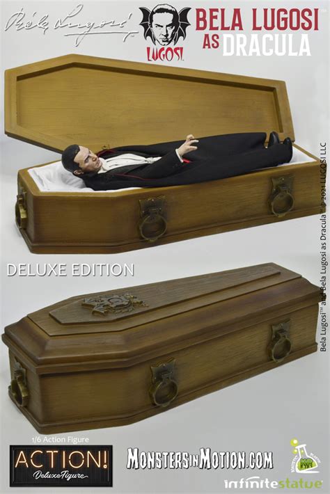 Dracula Bela Lugosi Deluxe Edition 16 Scale Figure With Coffin Dracula