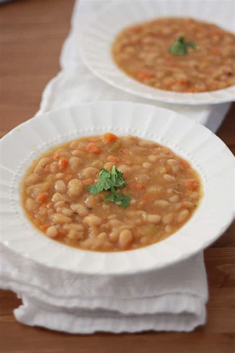In fact, the beloved was so interested in eating these beans that he decided to make them himself! Slow Cooker Vegetable Bean Soup — Bless this Mess