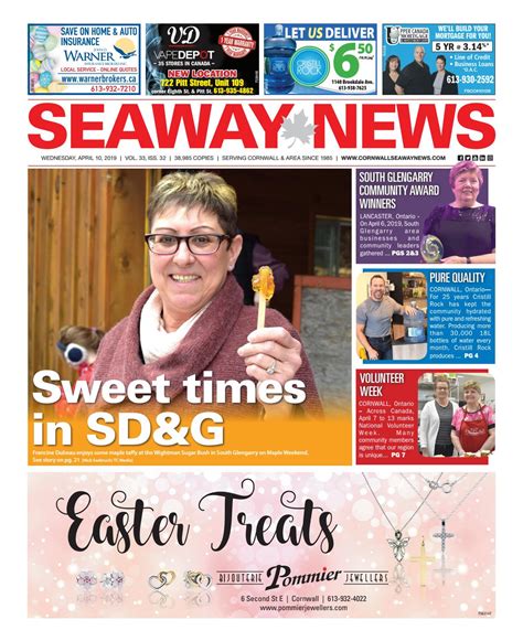 Cornwall Seaway News April 10 2019 Edition By Cornwall Seaway News Issuu