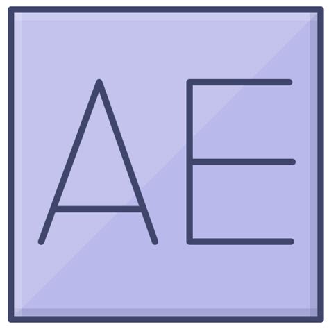 Adobe Ae After Effects Logo Icon