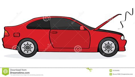 But other things also can draw on the battery. Broken Car Royalty Free Stock Photo - Image: 16169465