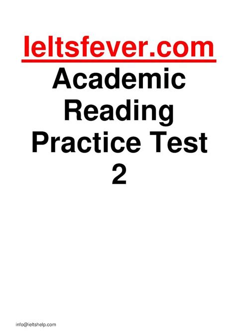 Pdf Academic Reading Practice Test 2 · Pdf Fileacademic Reading