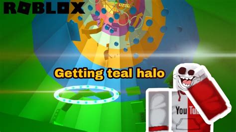 Getting Teal Halo In Roblox Tower Of Hell Youtube