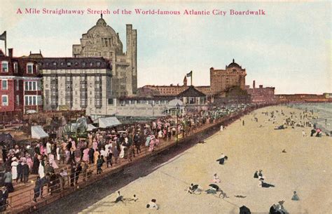 Filea Mile Of The Atlantic City Boardwalk Atlantic City