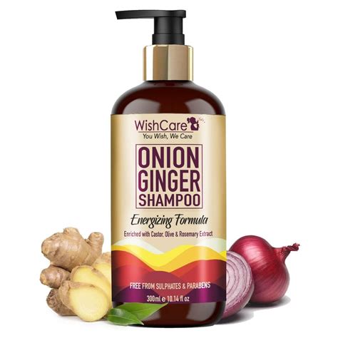 Onion Ginger Shampoo Strengthening Formula For All Hair Types 300